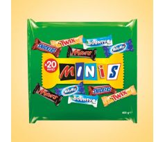 MINIS-Snickers,Mars,Twix,Bounty,Milky way 400g,